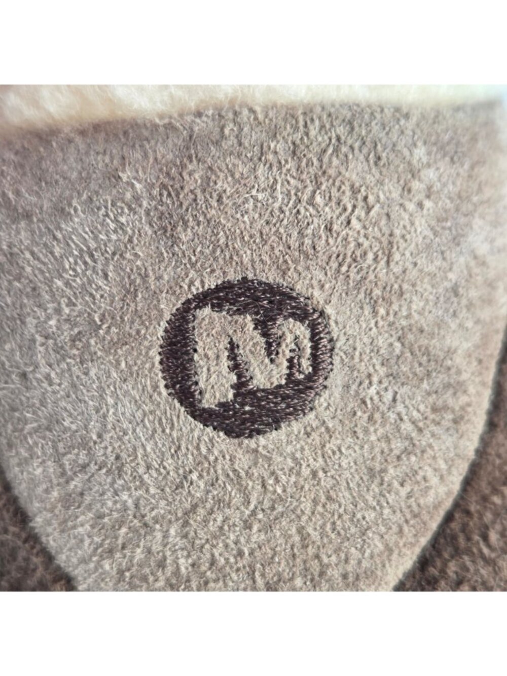 Merrell Encore Ice Suede Slip On w/ Faux Fur Lining Taupe Size 9.5 - Picture 9 of 14